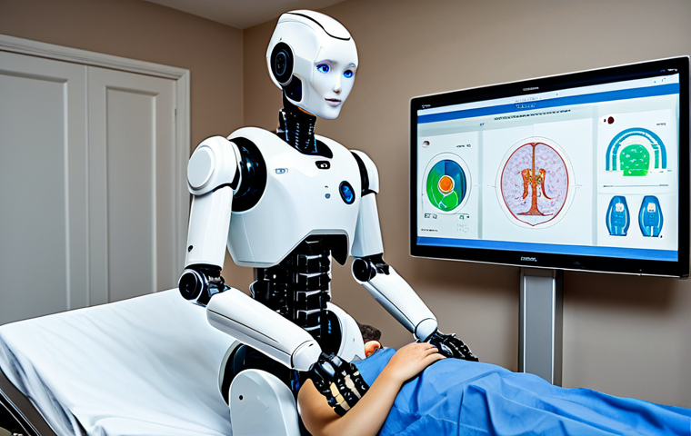 스마트 홈 로봇의 미래 전망 - Smart Home Robot Companion**

"A fully clothed, friendly-looking humanoid robot assisting a senior w...