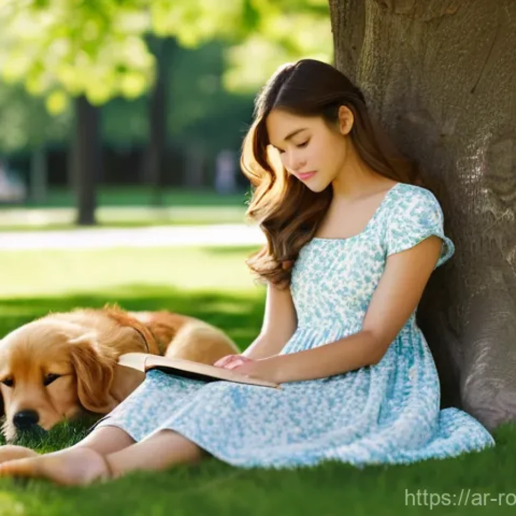가정에서의 로봇 사용 트렌드 - **Prompt 1: "A young woman, approximately 20 years old, with long, wavy brown hair styled in a half-...